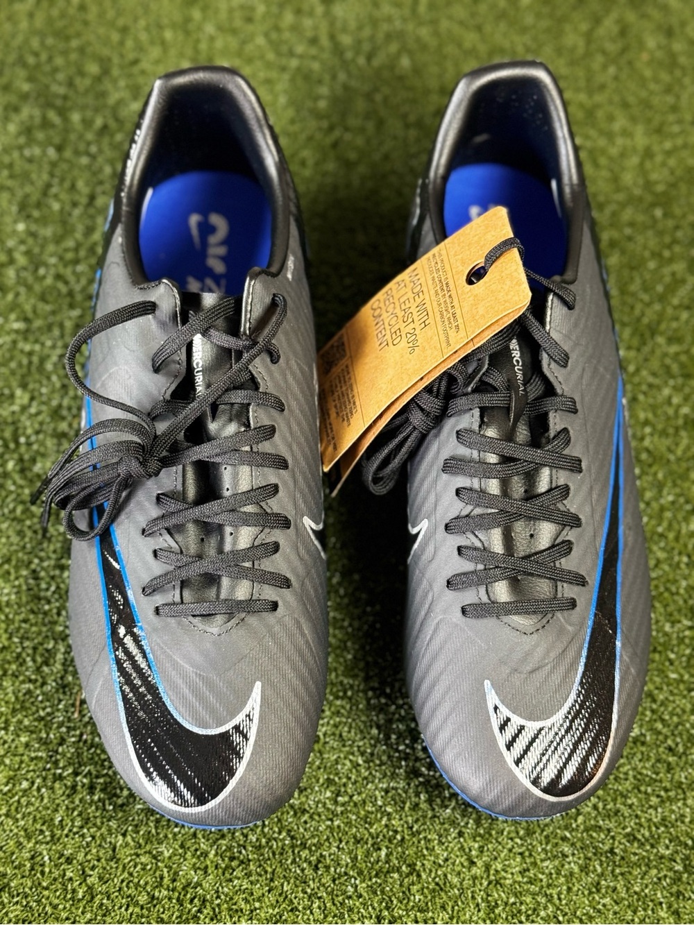 Men Soccer Cleats - Laced Design Nike AirZoom Mercurial -7.5 us not original box